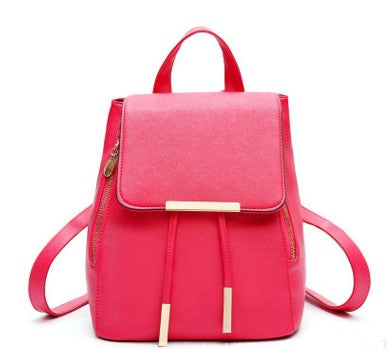 Women Backpack High Quality PU Leather Mochila Escolar School Bags For Teenagers Girls Top-handle Backpacks Herald Fashion Women Backpack High Quality PU Leather Mochila Escolar School Bags For Teenagers Girls Top-handle Backpacks Herald Fashion